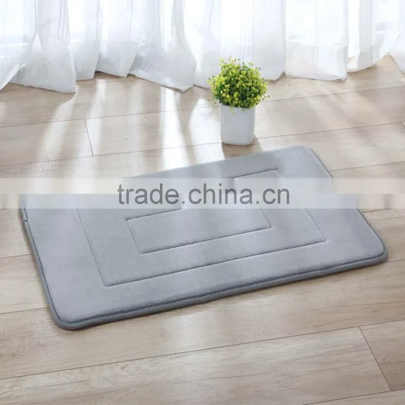 DADA New Design Memory Foam Soft Door Mat Absorbnet Non-skid Rug