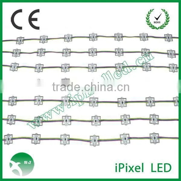SMD5050 addressable full color dmx led pixel module light ws2801