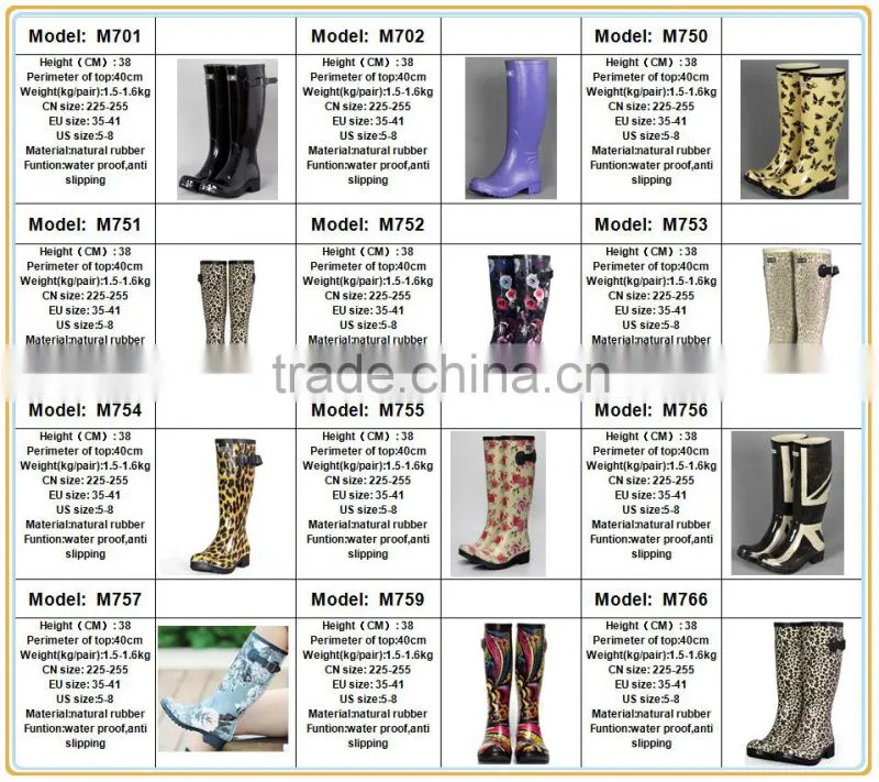 Safety Rubber Rain Boots with Steel Toe
