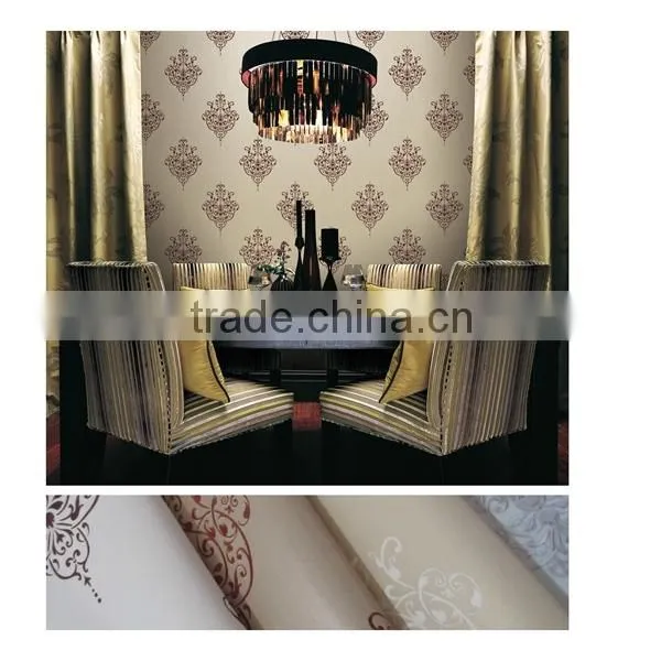 popular mordern pvc vinly wallpaper with abstract painting