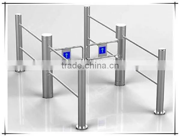 High quality automatic access passage optical swing turnstile gate