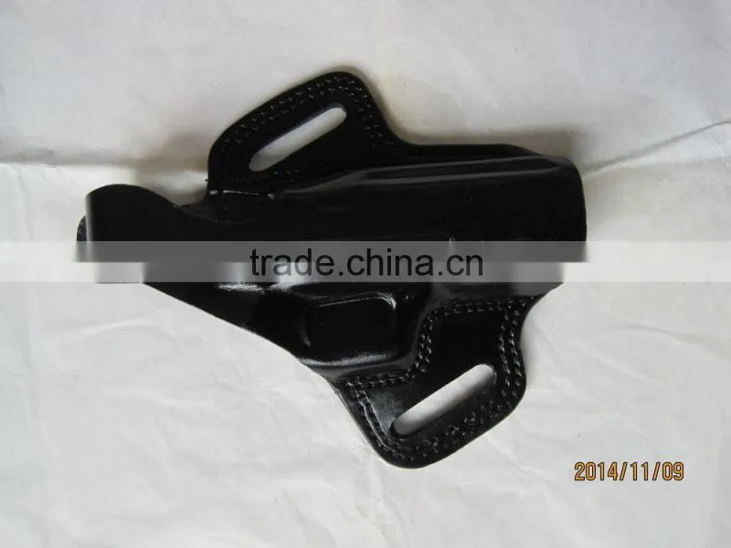 Leather gun holster gun protetive cover