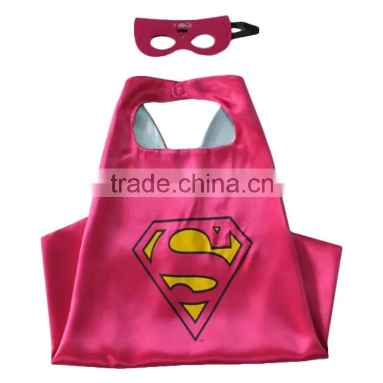 Manufacturers supply children's Cartoon Heroes cloak wholesale new Halloween custom double Superman Cape Cloak