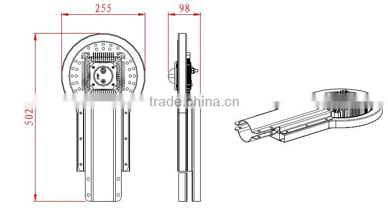 good quality cob led street light with 5years warranty