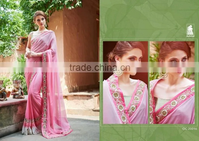 Back drop designer sarees