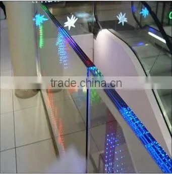 New design and special effect super slim and thin less than 3cm transparent glass led display p10 p12.5 p16
