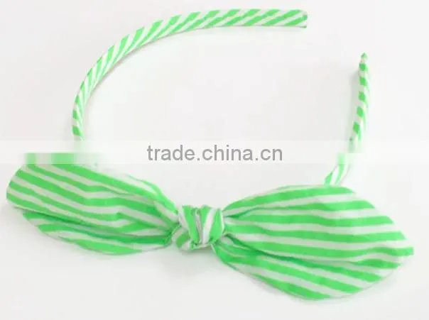 Newly bowknot hair band for woeman bow headband and fabric hair band