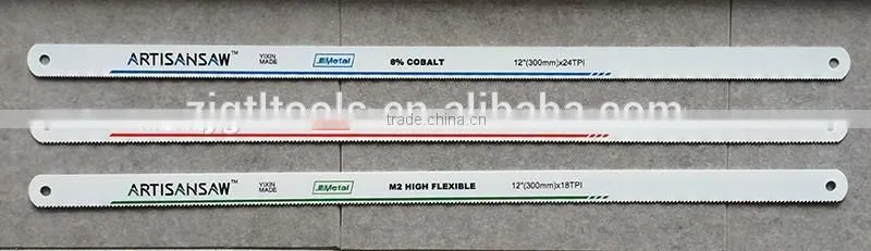 Top Quality Hand Saw Blades 8%COBALT Bi metal Hand Saw Blades 24TPI Flexible Hacksaw