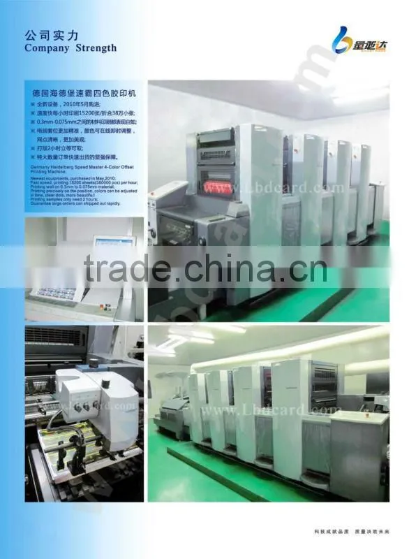 Custom Plastic RFID 125KHZ Blank Atmel card T5577