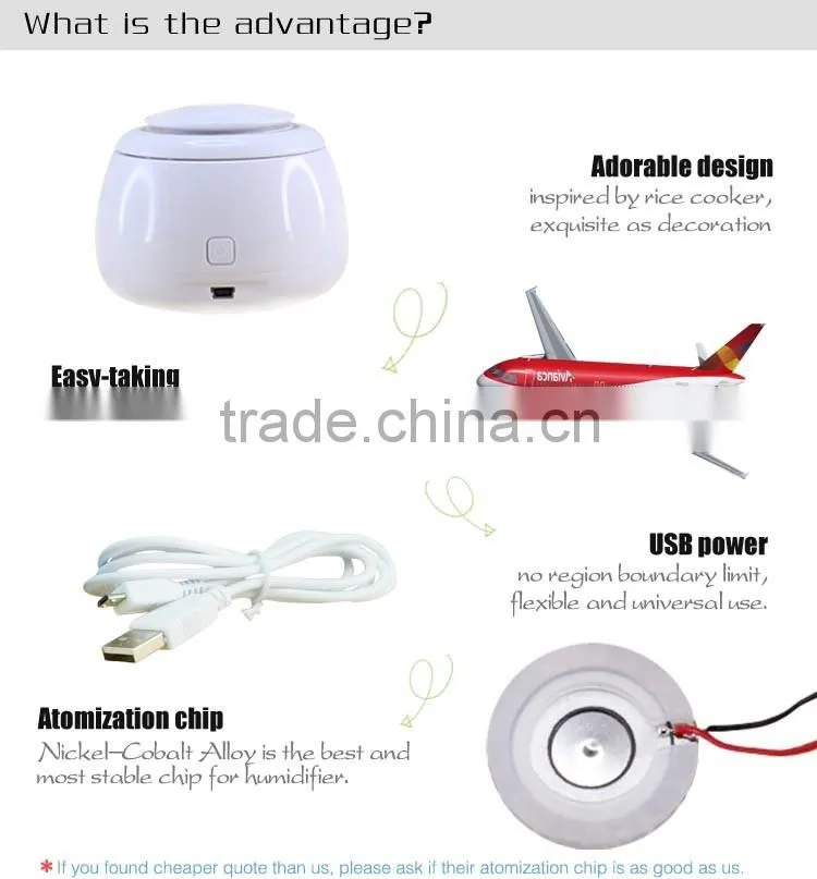 Hot Sell OEM rice cooker mini usb china humidifier ultrasonic Resell