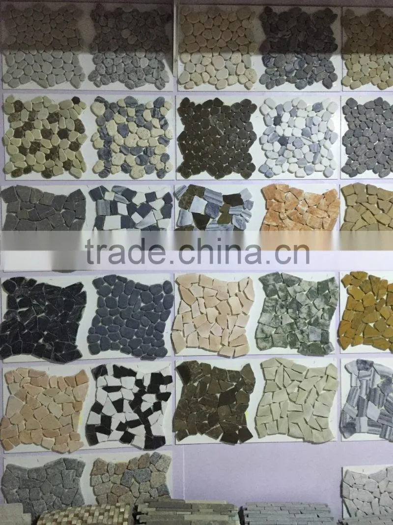 factory nature stone pebble stone mosaic tile