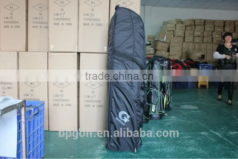 High quality black golf travel bag