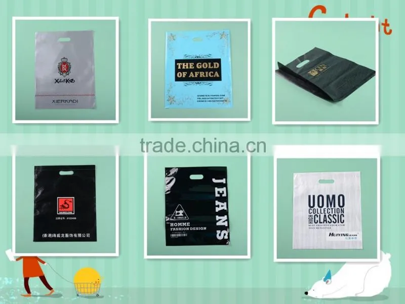 good quantity /plastic die cut bag with low price