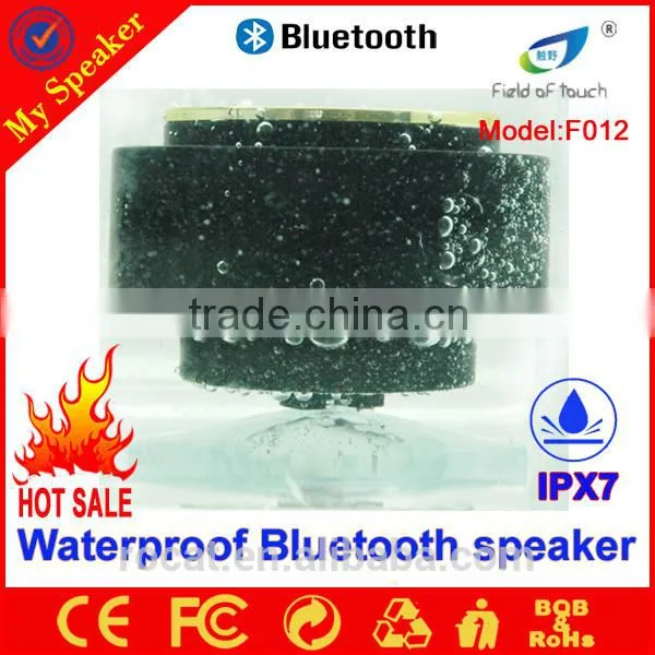 Model F012 2015 New arrival Bluetooth mini speaker,Bluetooth waterproof speaker,mini waterproof wireless bluetooth