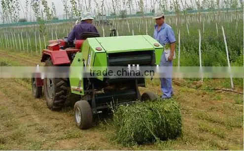 Low Loss Rate Mini Round Alfalfa Baler For Sale