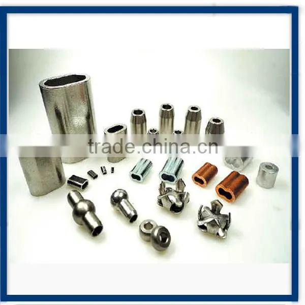 stainless steel wire rope fittings aluminum sleeve chuck