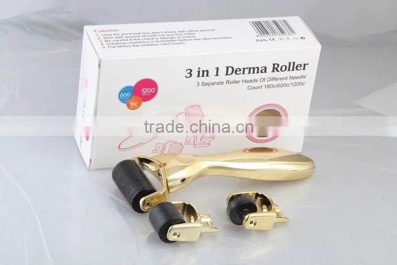 NL-301 New 1200+600+180 micro needle body and face derma roller kit