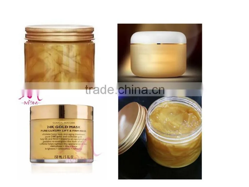 24K gold mud mask with super quality moisturizing nourishing whitening firming brighten