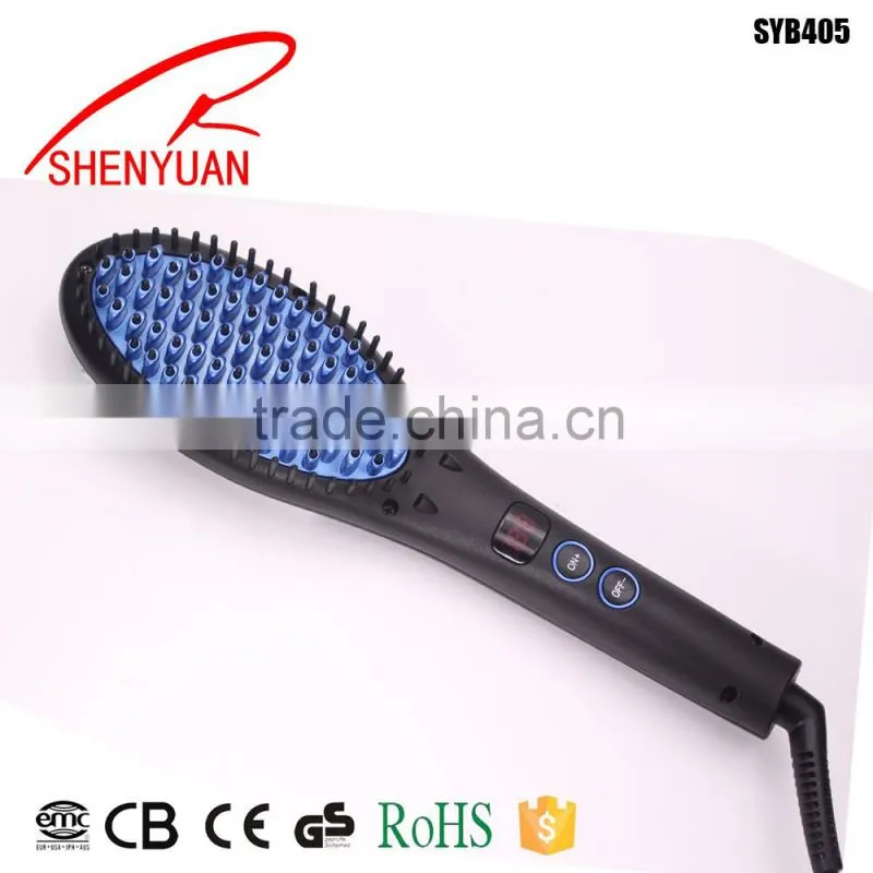 OEM New flat iron square paddle shape Electric Hair Straightener brush