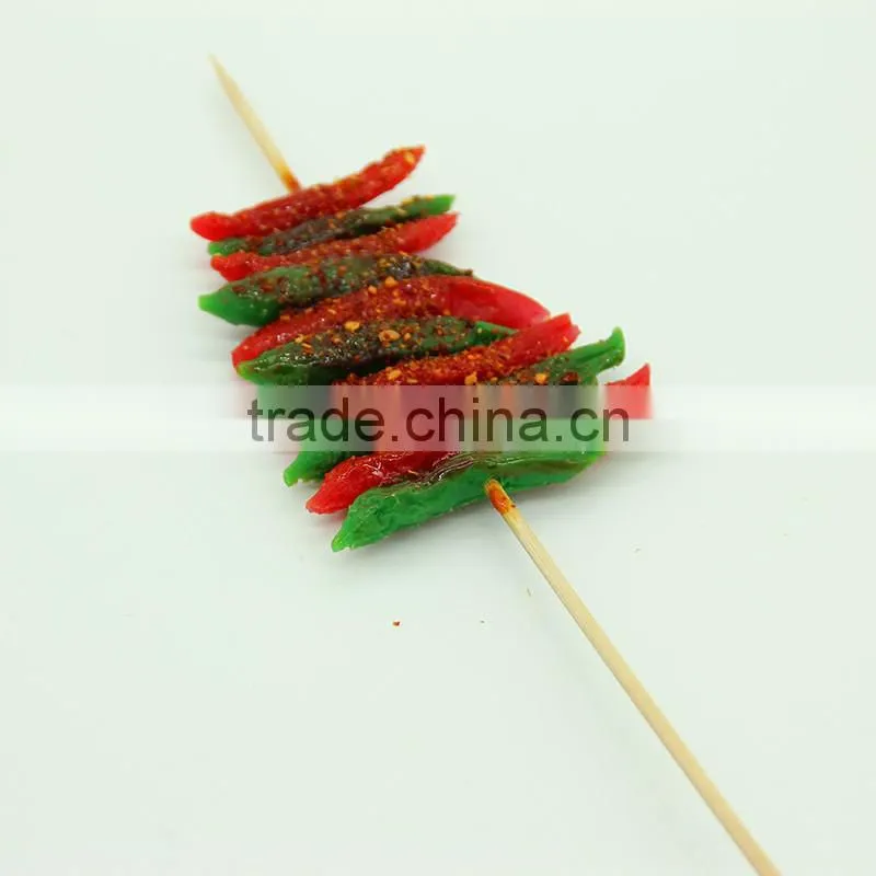 Fake plastic food for BBQ grill restaurant sales promotion /Yiwu sanqi crafts factory