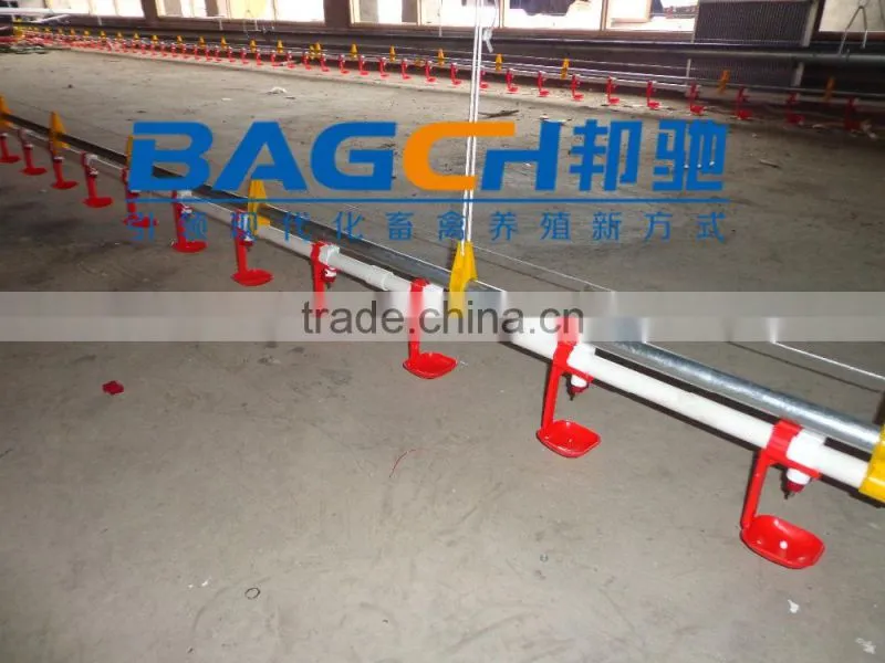 BC broilers poultry shed water line with nipple for chicken house