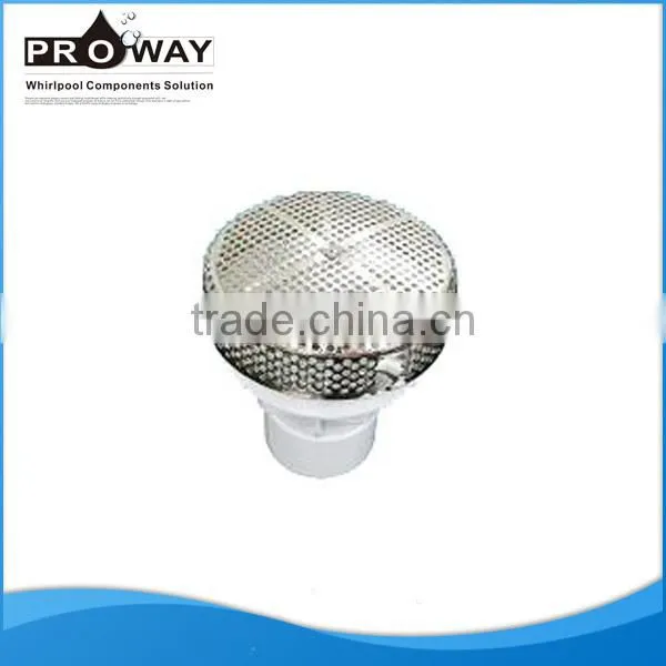 Spa Parts Hot Tub Drain Stainless Steel Low Profile Outdoor Spa Drain