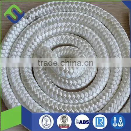 Double braid nylon rope , 20mm polyamide sailing rope braided , nylon double braid dock line rope