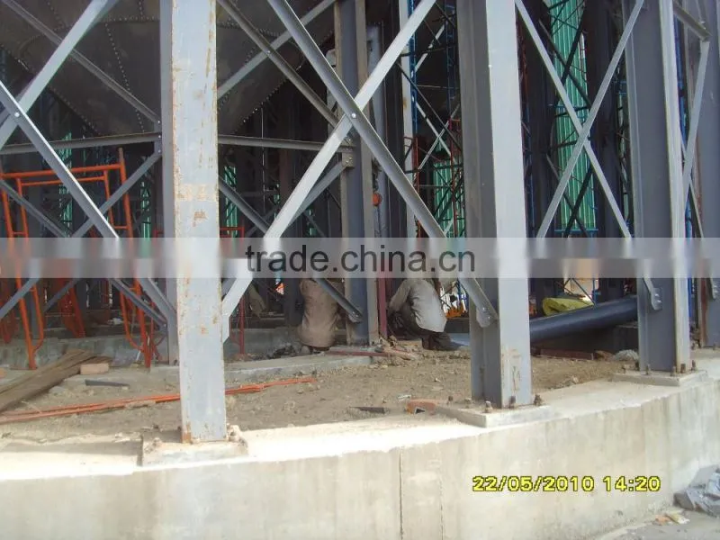 300ton pellets silo for PVC storage