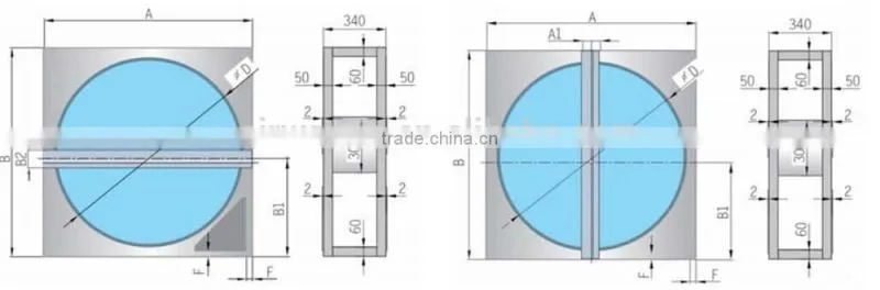 Dubai hot selling Gulf rotary heat exchanger heat recovery wheel