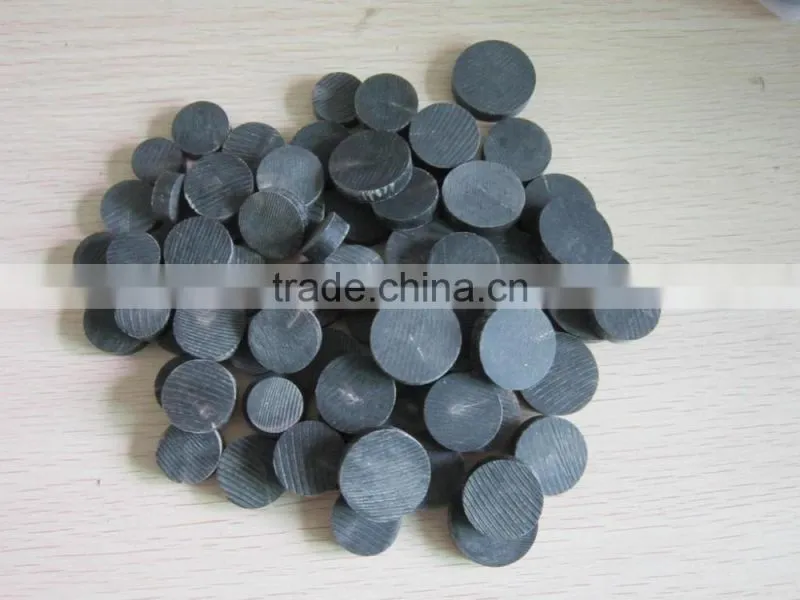 Natural india buffalo horn button blank for coat