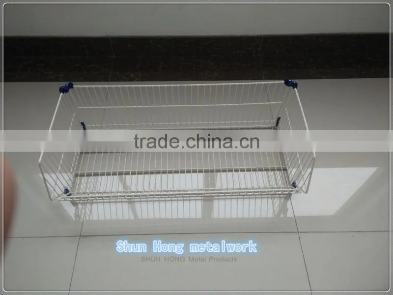 2016 new style folding Oblique mouth cage , Oblique mouth basket,wire basket