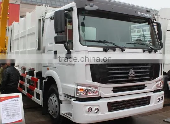 SINOTRUK HOWO 10 tons 6 wheel 4x2 garbage truck for sale