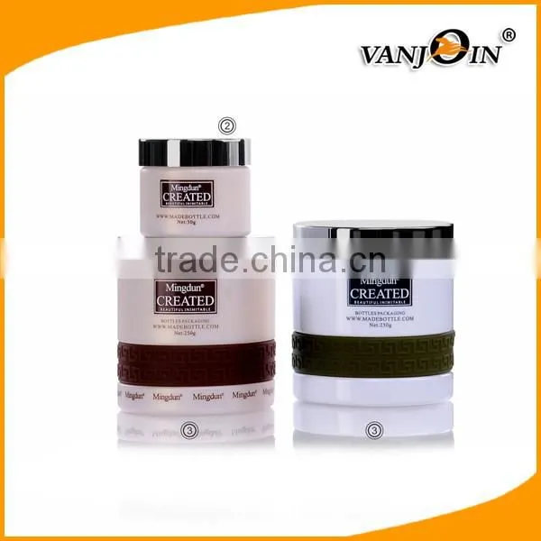 Wide Mouth Eco-friendly and Stackable PET Cream Jar Custom Logo