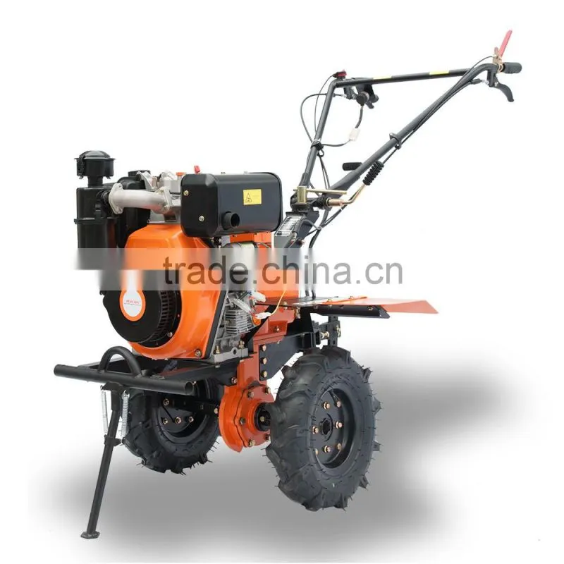 BSD1350E Chongqing China Aerobs electric start used power tiller trailer for farm and gardening