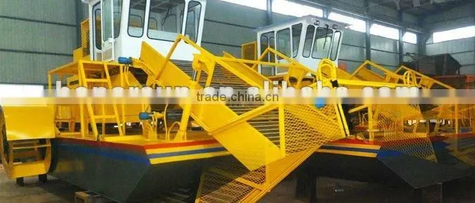 Aquatic weed harvester/Garbage salvage ship/ lake automatic cleaning machine