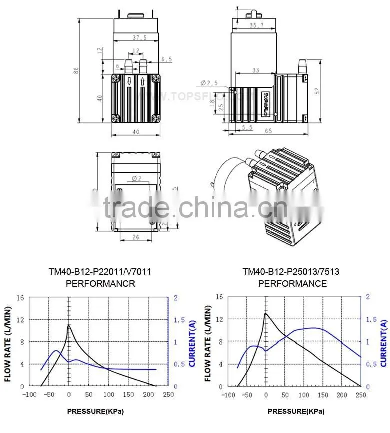 TOPSFLO High Performance Silent vacuum sealer machine pump