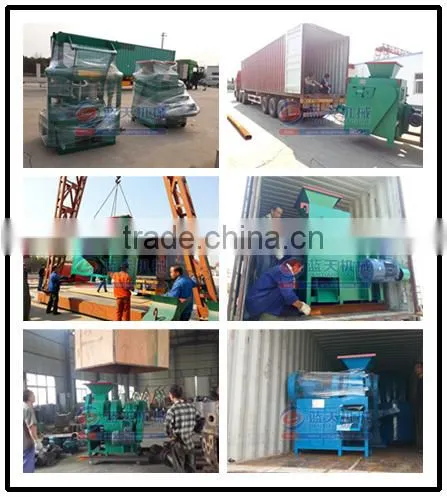 Energy saving calcium charcoal coal carbide briquette ball press machine