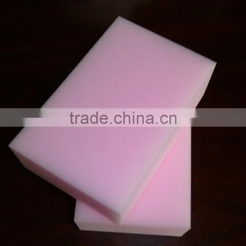 10x7x3cm pink / grey/white cleaning melamine sponge for Singapore