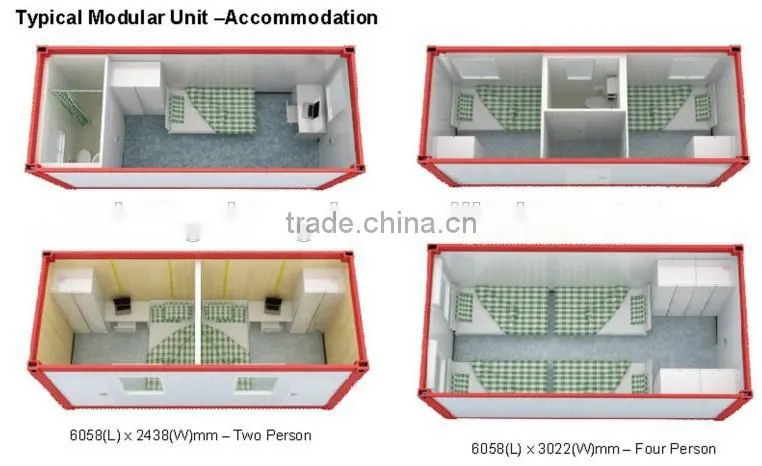 high quality living expandable container house