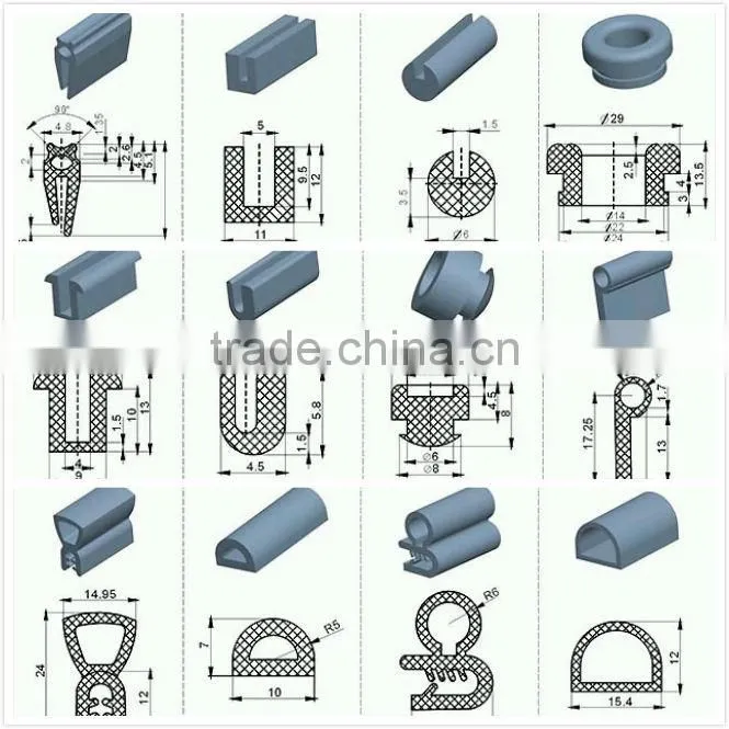 High Demand rubber strip door seal for refrigerator