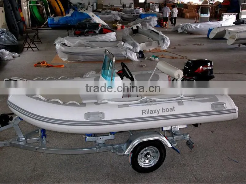 CE 10ft rigid inflatable boat with sail