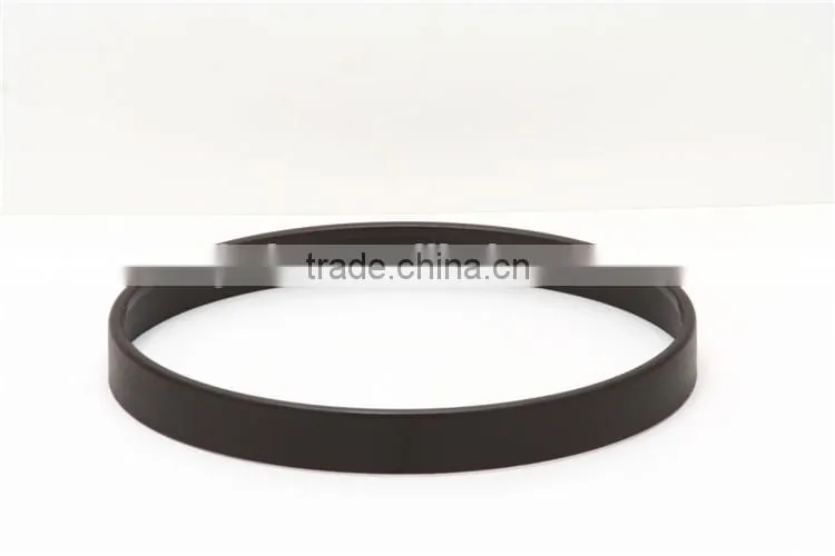 Plastic Leather Medium Semi Round Trash Can Wastebin 9L