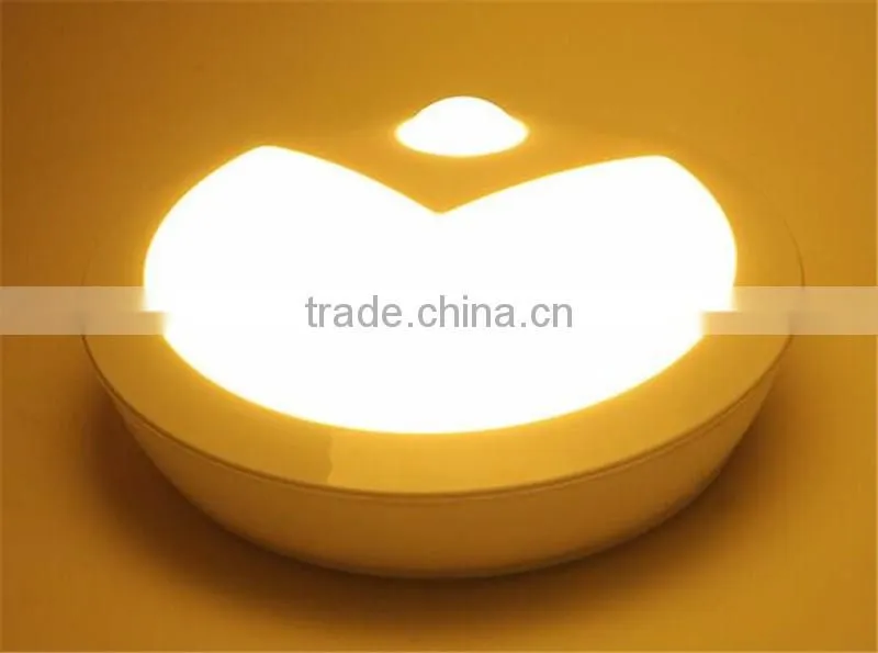 Energy saving LED light eat peas human body induction lamp Intelligent light sensing creative bedside lamp Baby night lamp