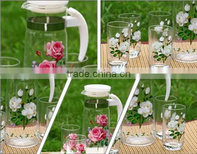 New popular high quality glass grace tea ware