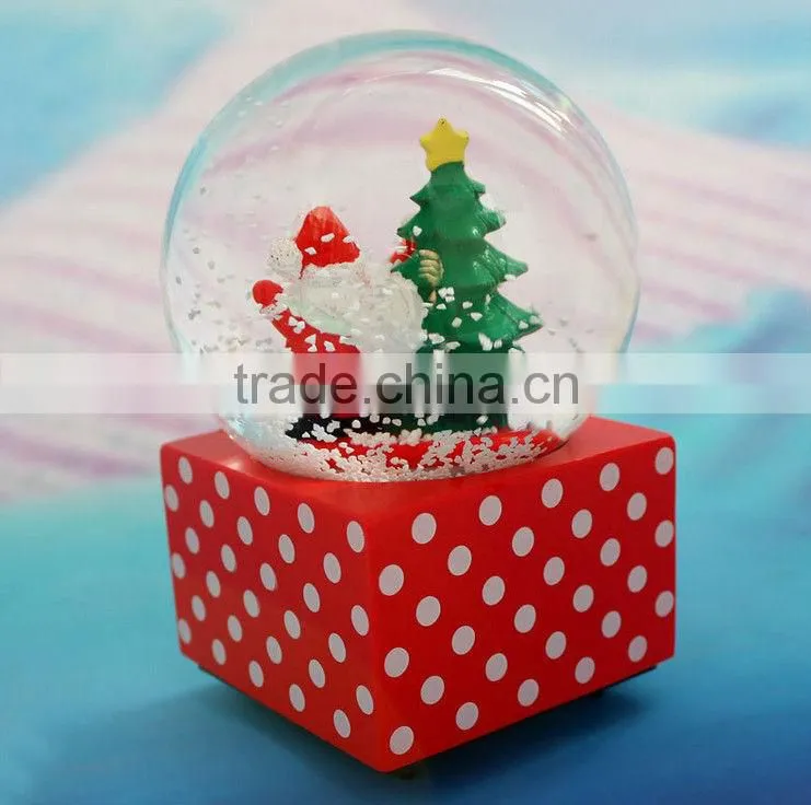 Wholesale christmas glass snow ball
