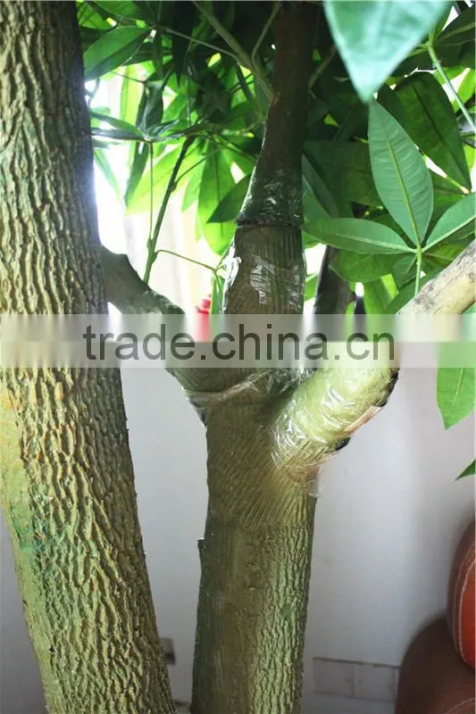 Home garden creepers decoration 180cm Height artificial green Pachira aquatica tree EFCS05 2901