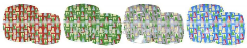 Square Shape Porcelain Plate,Ceramic Plates Wih Decal