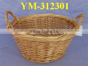 handmade wicker screen for storage