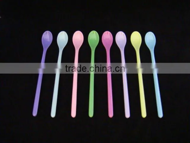 white melamine soup spoon