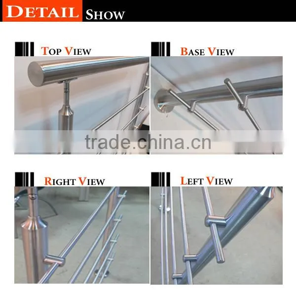 Stainless Steel Prefab Metal Interior Stair Railing